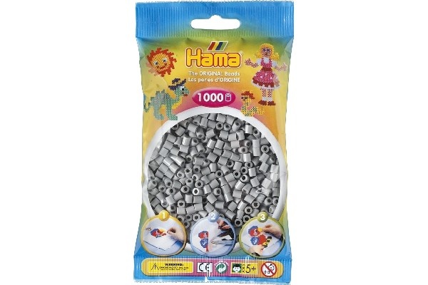 Perles Hama Midi, Couleur unie, 1000 pcs