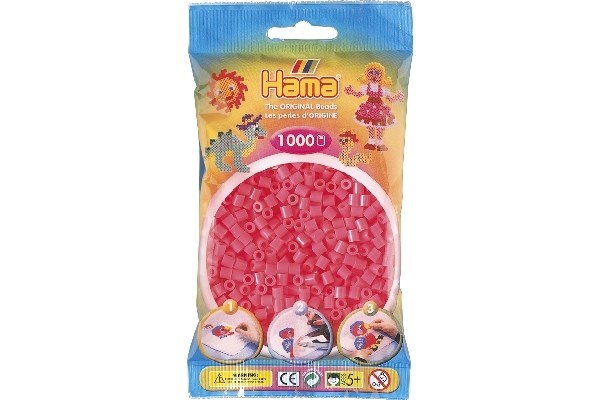 Perles Hama Midi, Couleur unie, 1000 pcs