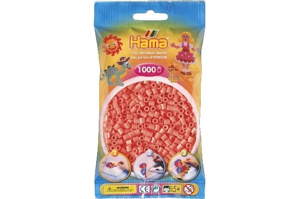 Perles Hama Midi, Couleur unie, 1000 pcs