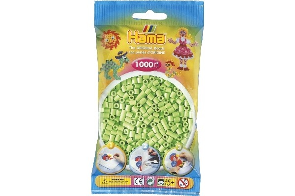 Perles Hama Midi, Couleur unie, 1000 pcs