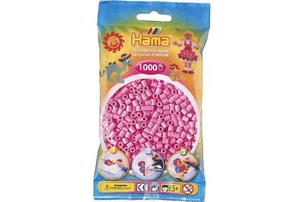 Perles Hama Midi, Couleur unie, 1000 pcs