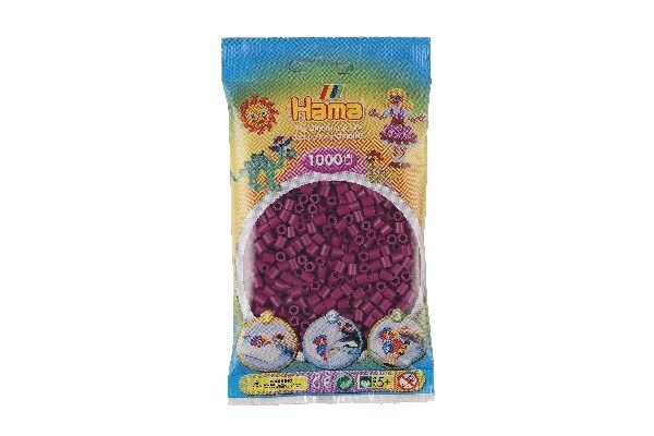 Perles Hama Midi, Couleur unie, 1000 pcs