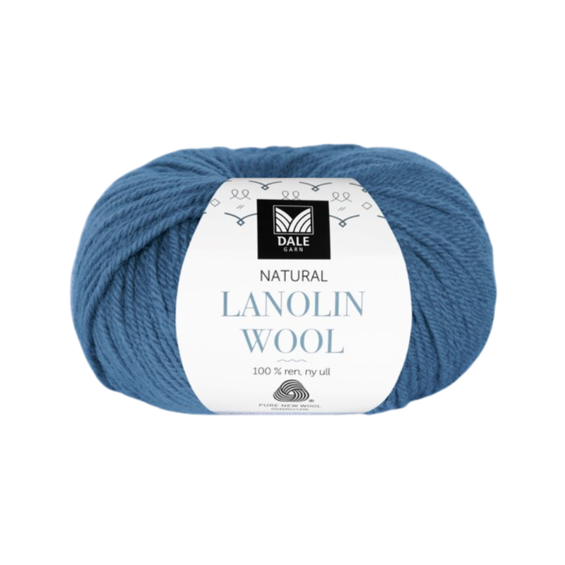 Dale Lanolin Wool 1435 Jean bleu