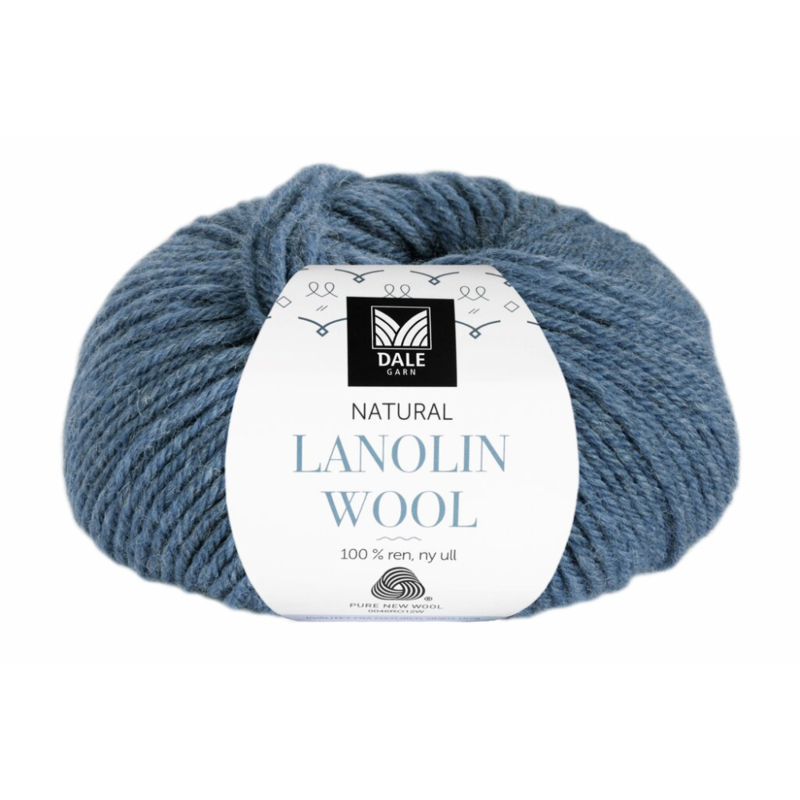 Dale Lanolin Wool 1448 Denim chiné