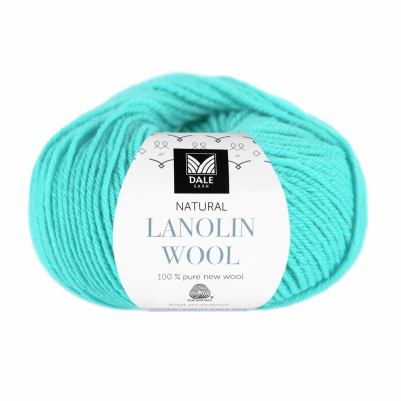 Dale Lanolin Wool 1465 Bleu glacé