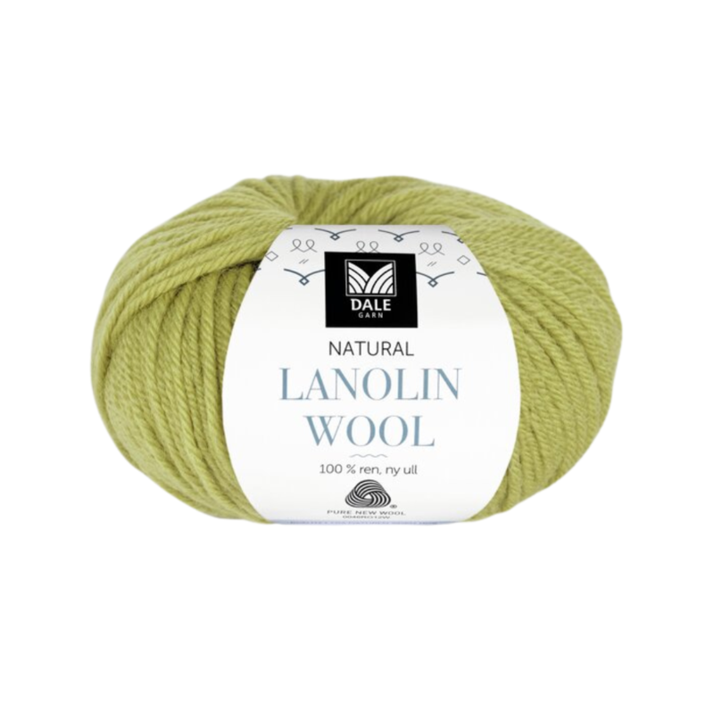 Dale Lanolin Wool 1418 Vert printemps