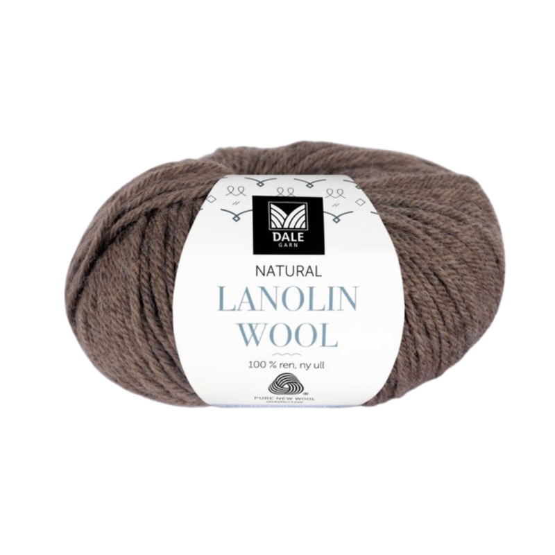 Dale Lanolin Wool 1423 Marron chiné