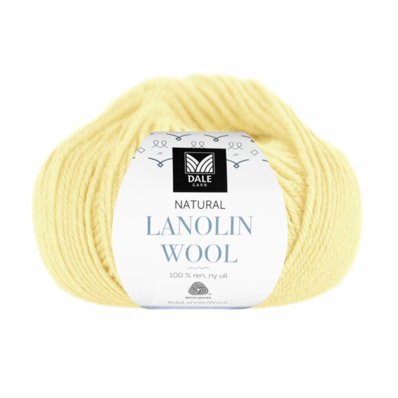 Dale Lanolin Wool 1463 Jaune clair