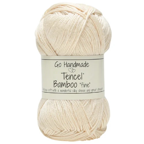 Go Handmade Tencel Bamboo 17350 Blanc cassé