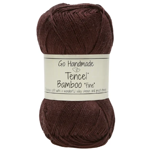 Go Handmade Tencel Bamboo 17353 Brun foncé