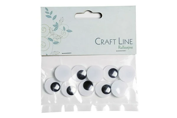 Craft Line Rulleøjne 16 mm, 10 stk