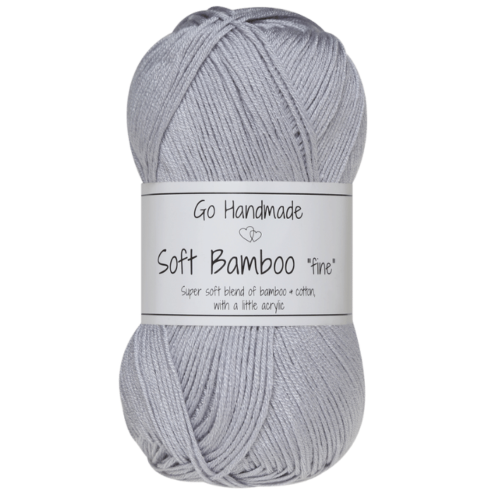 Go Handmade Soft Bamboo Fine 17430 Bleu clair