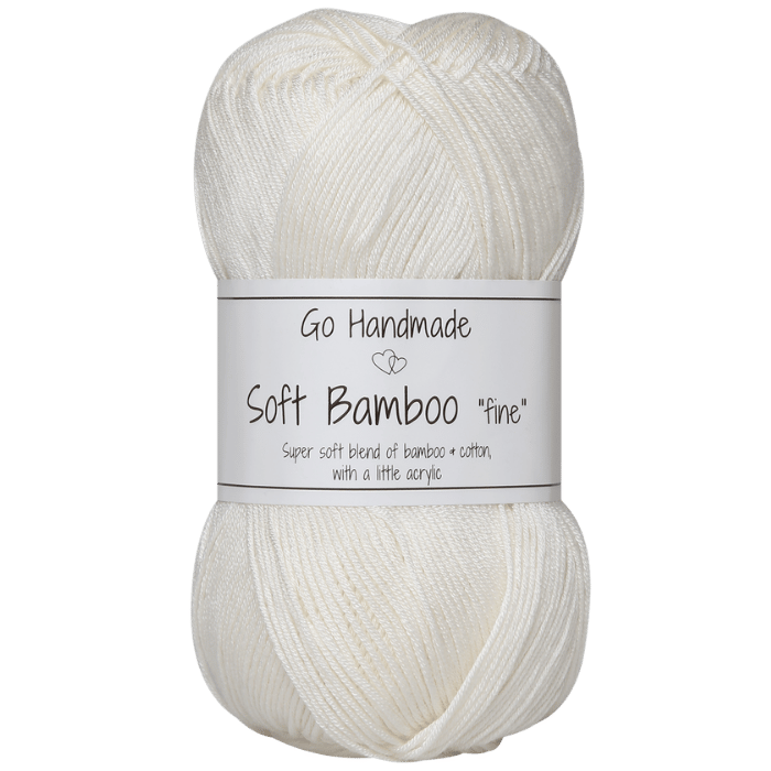 Go Handmade Soft Bamboo Fine 17426 Ivoire