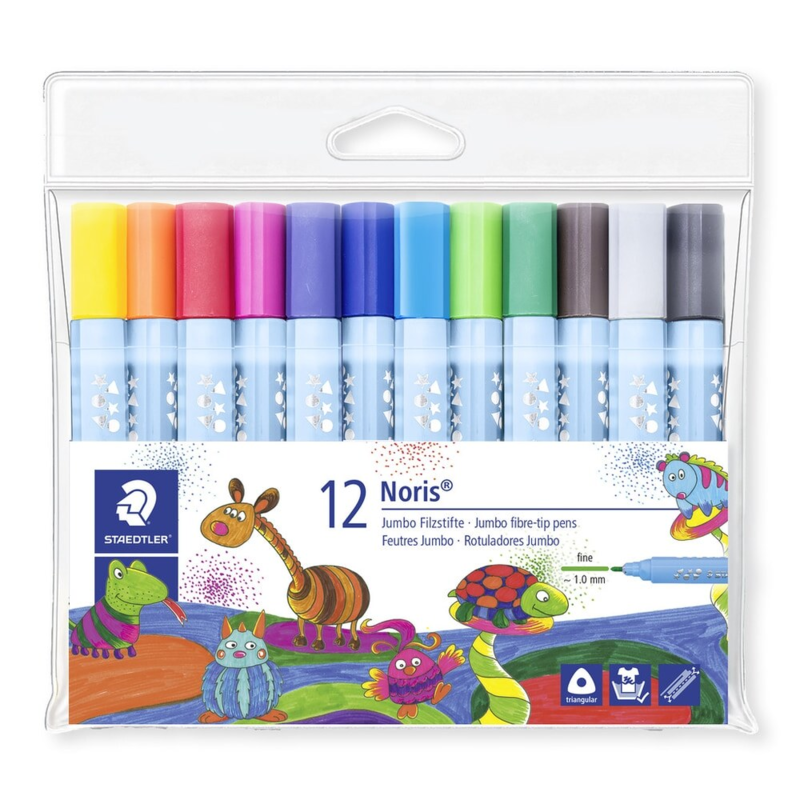 STAEDTLER Noris Jumbotusser, 12 pièces