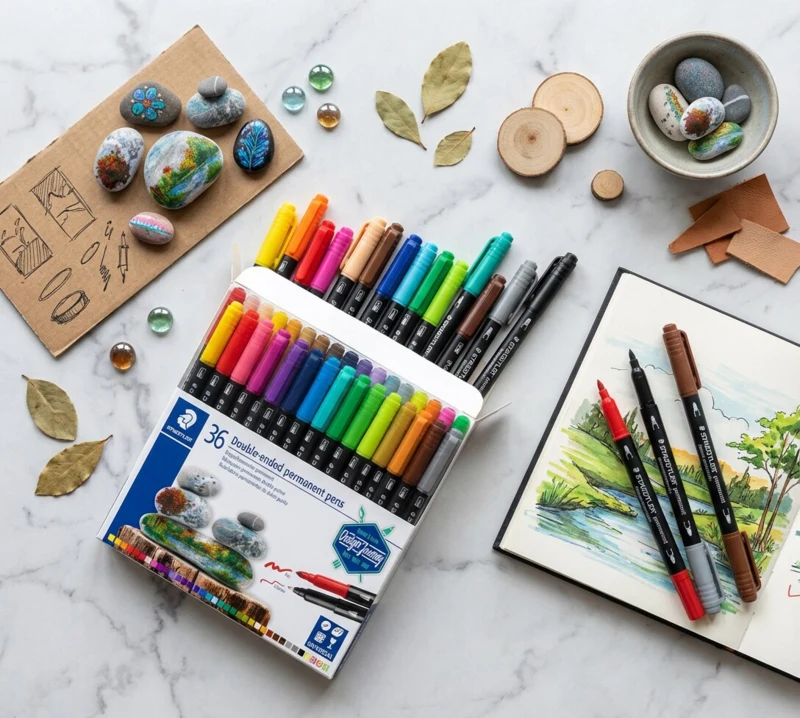 STAEDTLER Duotusser Permanente, 36 pièces – TB36