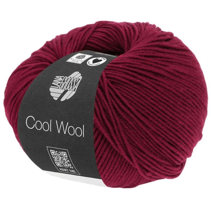 Lana Grossa Cool Wool 468 Rouge vin