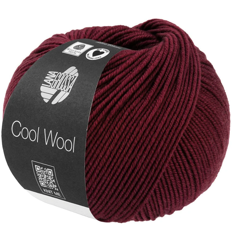 Lana Grossa Cool Wool 2124 Donker rozerood