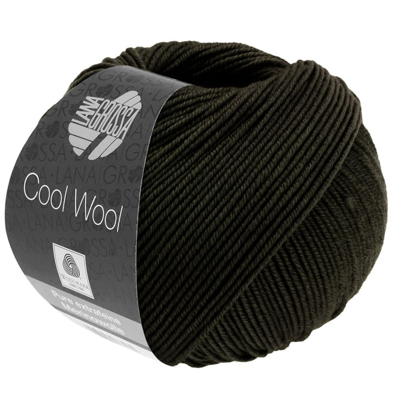 Lana Grossa Cool Wool 2104 Noir vert