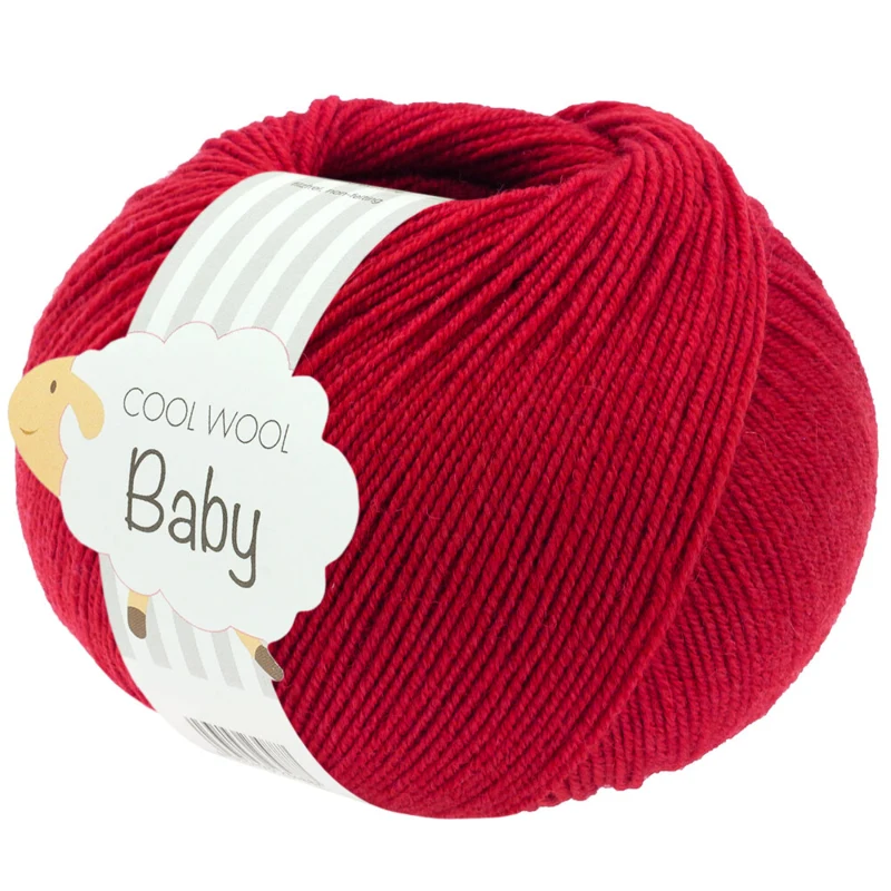 Lana Grossa Cool Wool Baby 343 Rouge cerise