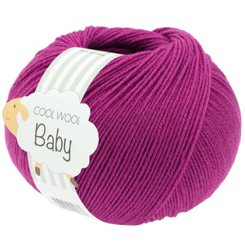 Lana Grossa Cool Wool Baby 345 Rouge violet