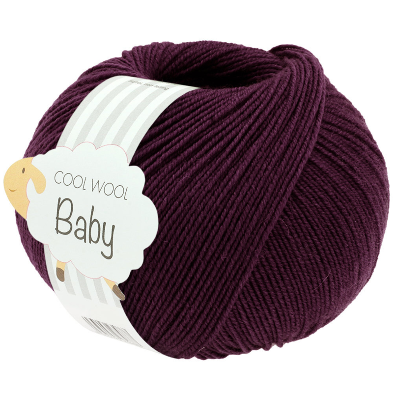 Lana Grossa Cool Wool Baby 329 Bourgogne