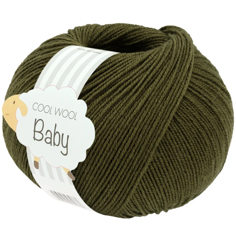 Lana Grossa Cool Wool Baby 349 Vert forêt