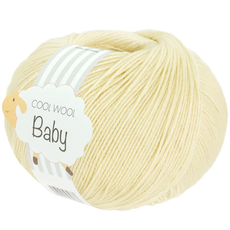 Lana Grossa Cool Wool Baby 347 Jaune pâle