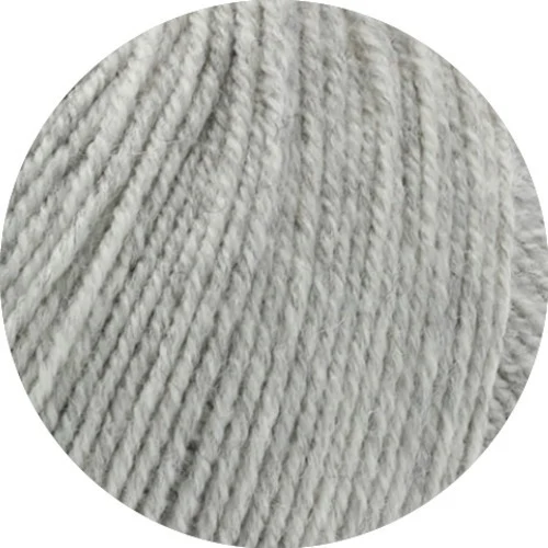 Lana Grossa COOL WOOL BABY 206 Gris clair chiné