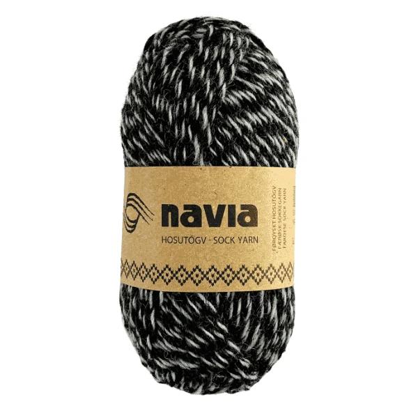 Navia Sock Yarn 515 Chiné foncé / clair