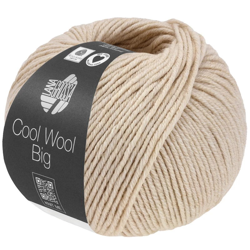 Lana Grossa Cool Wool Big 1707 Beige chiné