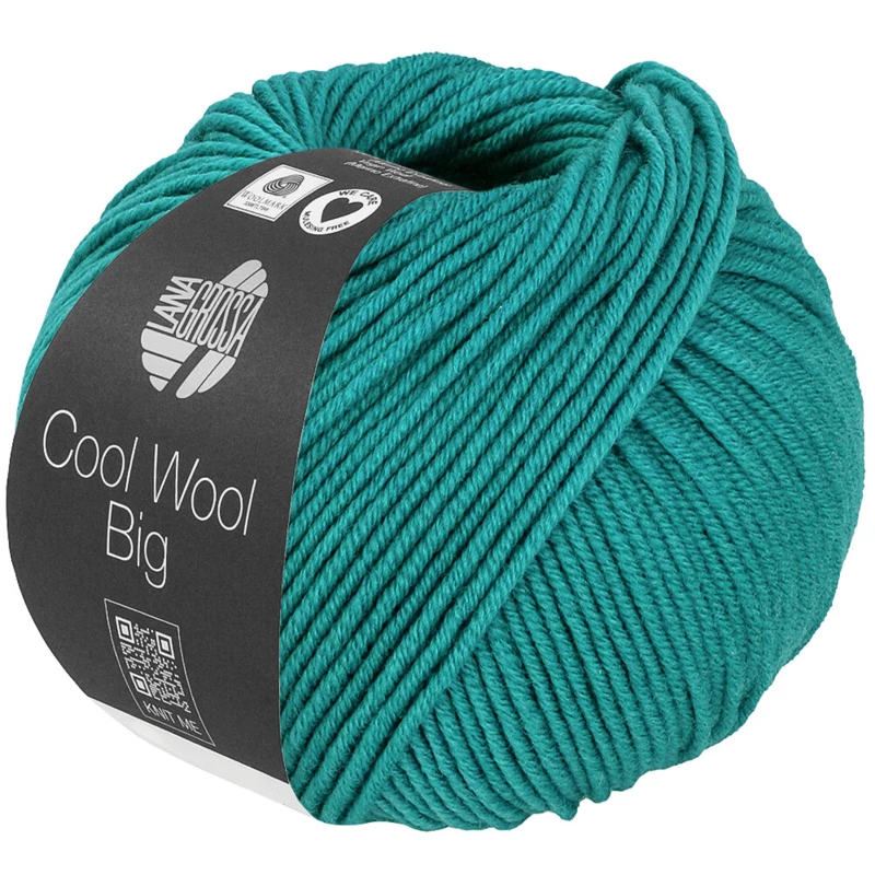 Lana Grossa Cool Wool Big 1043 Vert turquoise