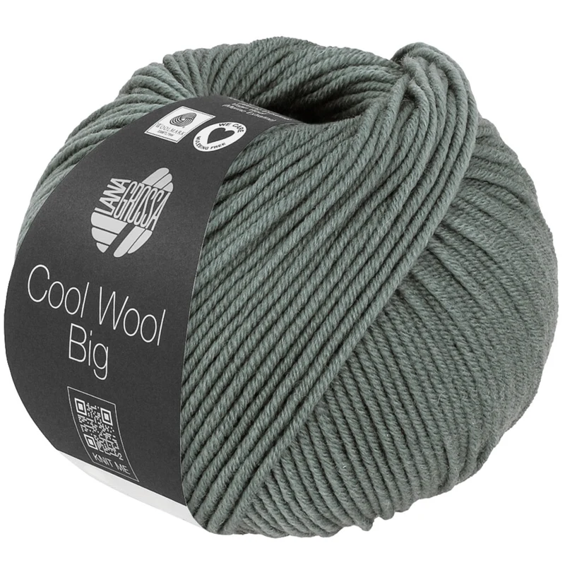 Lana Grossa Cool Wool Big 1040 Vert gris