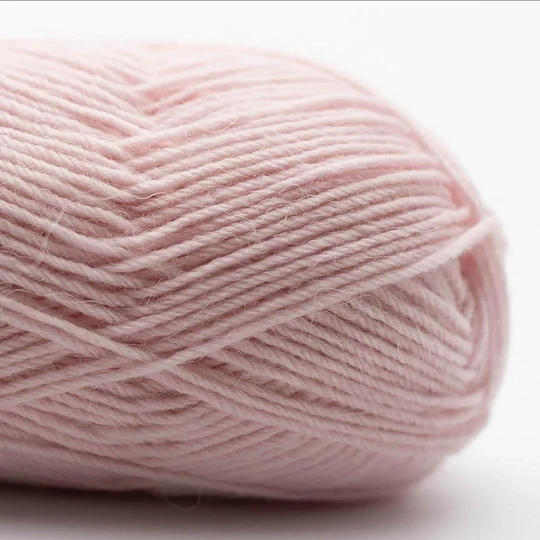Kremke Soul Wool Edelweiss Alpaka 010 Rose bébé