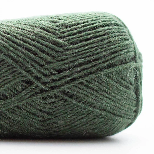 Kremke Soul Wool Edelweiss Alpaka 047 Vert insecte