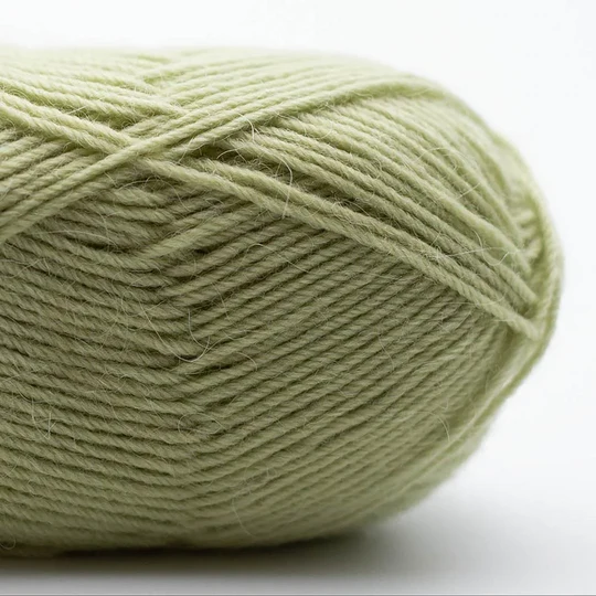 Kremke Soul Wool Edelweiss Alpaka 026 Vert citron