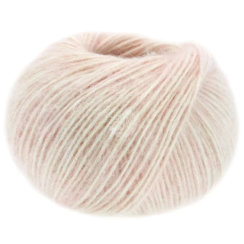 Lana Grossa Natural Alpaca Pelo 11 Rose clair chiné