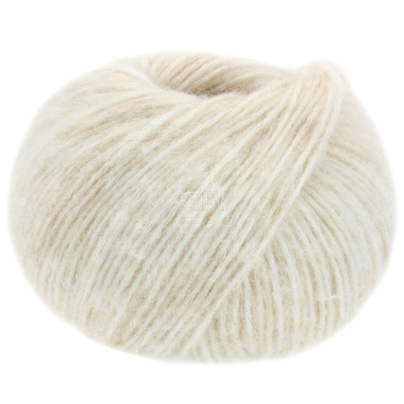 Lana Grossa Natural Alpaca Pelo 05 Blanc brut/beige clair