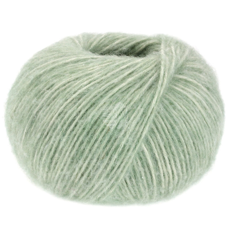 Lana Grossa Natural Alpaca Pelo 14 Vert clair chiné