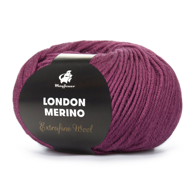 Mayflower London Merino 014 Prune Viktoria