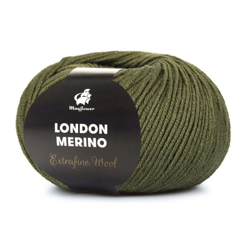 Mayflower London Merino 025 Vert armée