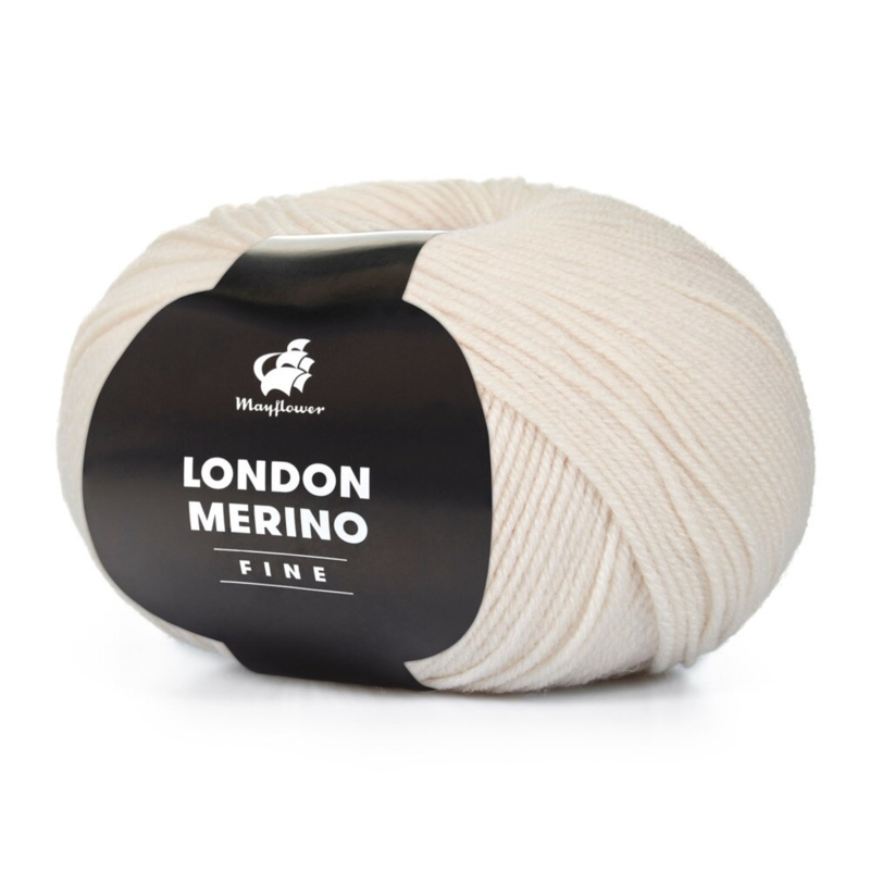 Mayflower London Merino Fine 003 Coquille d'oeuf