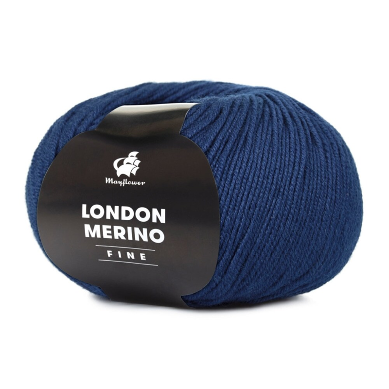 Mayflower London Merino Fine 030 Bleu marin