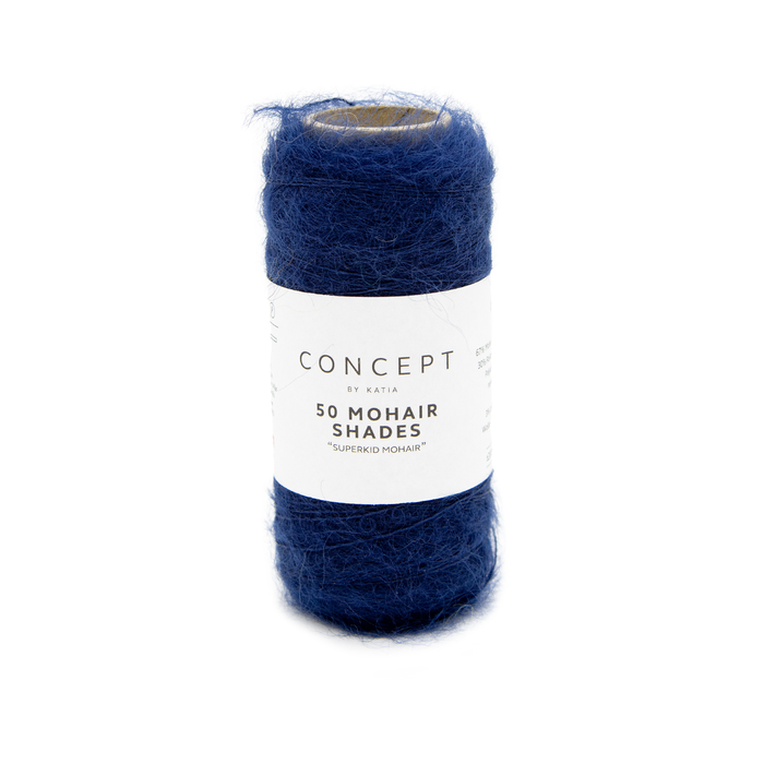 Katia 50 Mohair Shades 34 Bleu très foncé