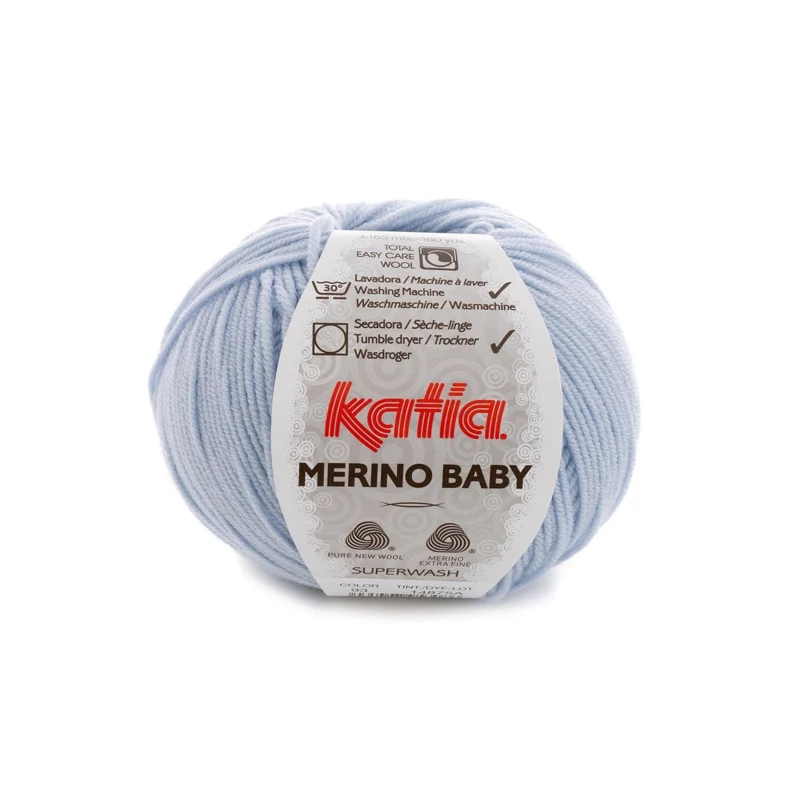 Katia Merino Baby 093 Bleu ciel