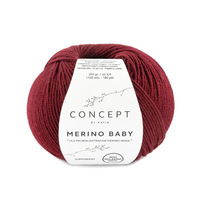 Katia Concept Merino Baby 062 Marron foncé