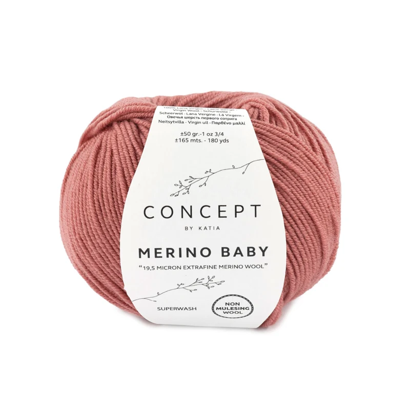 Katia Concept Merino Baby 087 Rose saumon