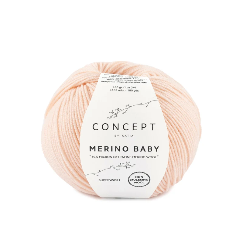 Katia Concept Merino Baby 081 Rose très clair