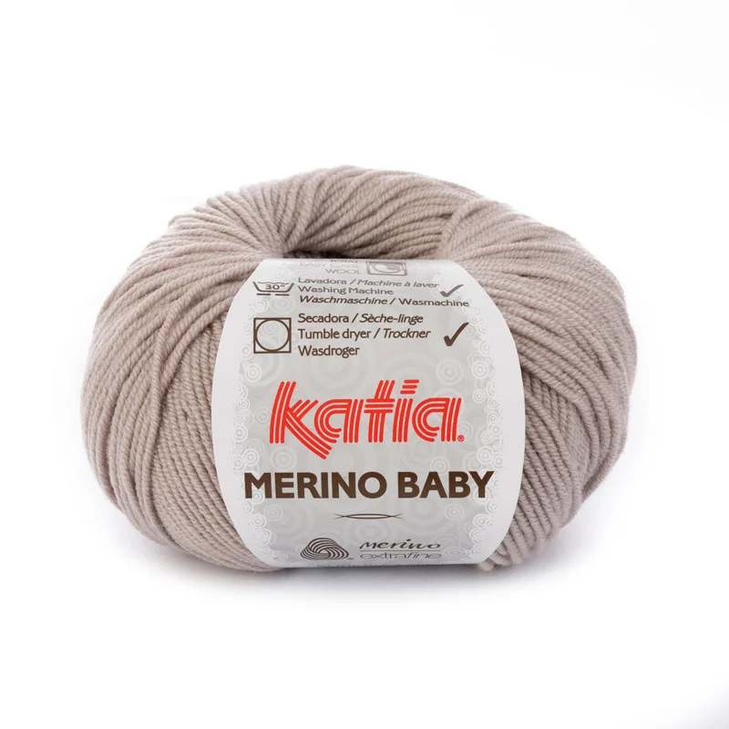 Katia Merino Baby 082 Gris pierre