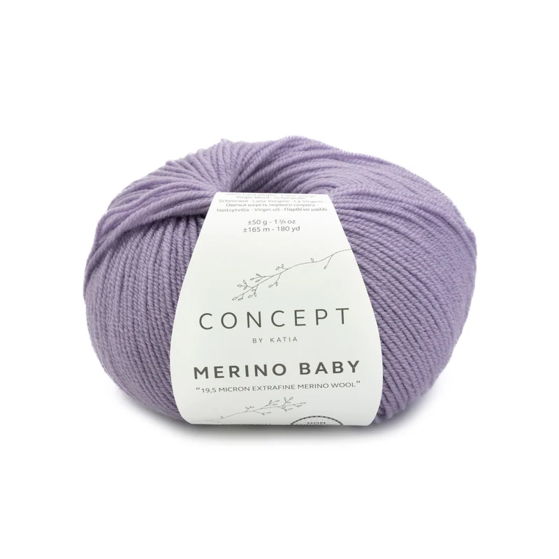 Katia Concept Merino Baby 158 Lavande