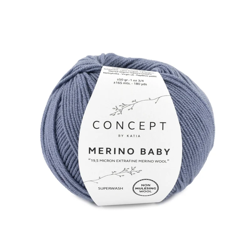Katia Concept Merino Baby 067 Gris foncé